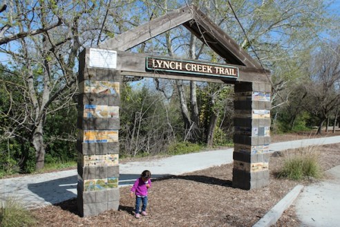 The market is located next to Lynch Creek Trail.